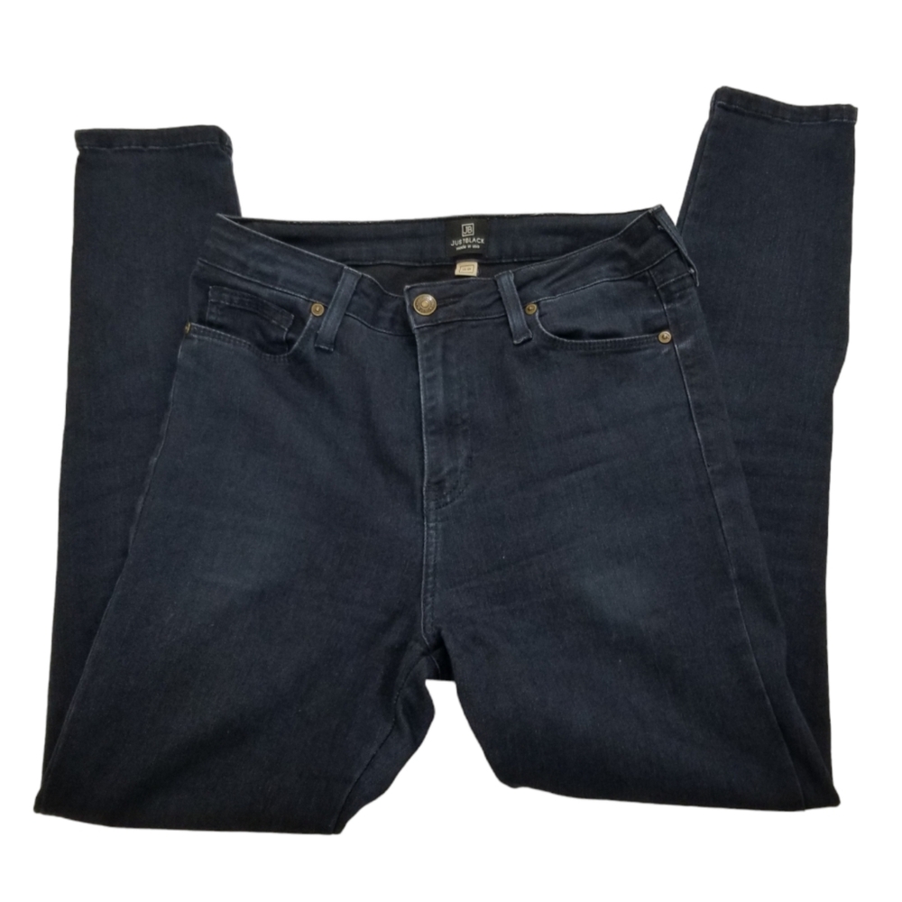 Justblack size 29 Jean's with zipper on legs.